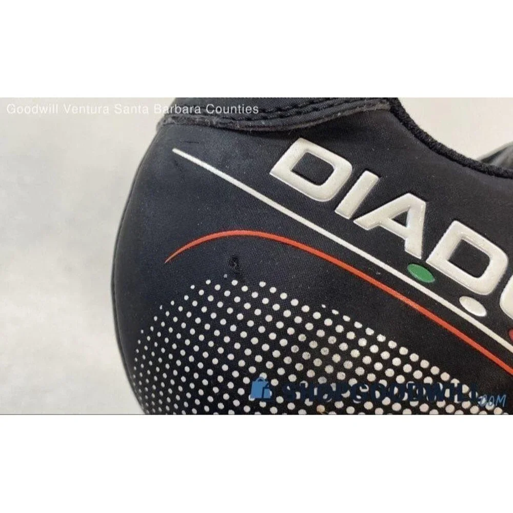 Diadora Phantom II Mens Black Red Cycling Shoes Road Bike Size 12 EUR 46